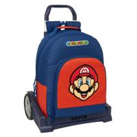 Schoolrugzak Super Mario Mamma mia Rood Marineblauw 32 x 42 x 15 cm