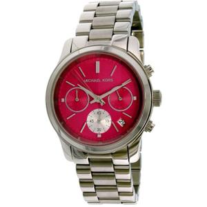 Michael Kors Dames Runway MK6160 zilveren roestvrijstalen quartz horloge