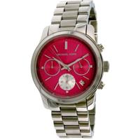 Michael Kors Dames Runway MK6160 zilveren roestvrijstalen quartz horloge