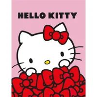 Hello Kitty fleece plaid 130 x 160 cm - polyester