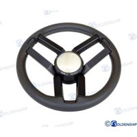 GS41287 - 350 mm zwart lederen stuurwiel