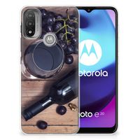 Motorola Moto E20 | E40 Siliconen Case Wijn