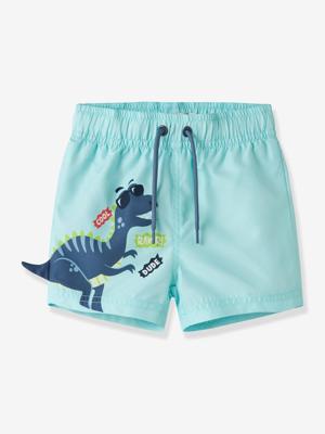 Zwemshort voor jongens met 3D dinosaurus NAME IT aqua