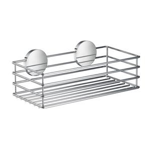 Smedbo Beslagsboden douchemand - 25x7x12cm - zelfklevend - RVS Gepolijst Edelstaal B1200