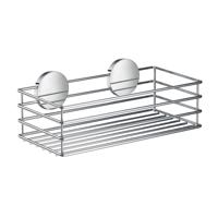 Smedbo Beslagsboden douchemand - 25x7x12cm - zelfklevend - RVS Gepolijst Edelstaal B1200