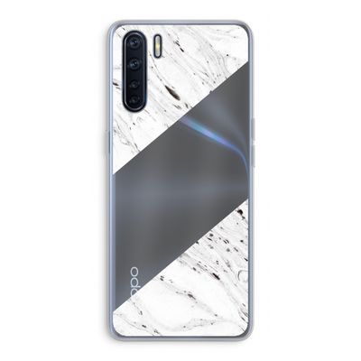 Biggest stripe: Oppo A91 Transparant Hoesje