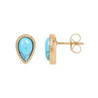 iXXXi Oorbellen Magic Turquoise Goud