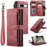 Google Pixel 8 Caseme C30 Multifunctioneel Portemonnee Hoesje - Rood