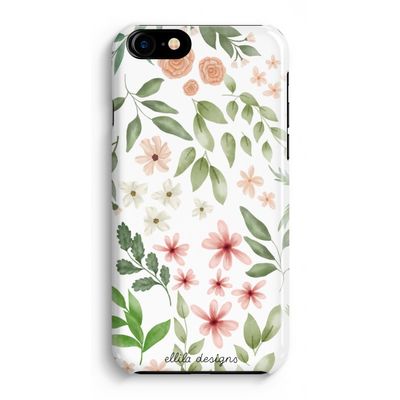 Botanical sweet flower heaven: iPhone 8 Volledig Geprint Hoesje