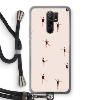 Dancing #1: Xiaomi Redmi 9 Transparant Hoesje met koord
