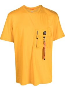 Parajumpers t-shirt à détail de poche - Jaune