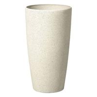 Beliani - ABDERA - Plantenbak - Beige - 31 cm - Stenenmix