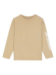 JACQUEMUS L'ENFANT t-shirt en coton à logo imprimé - Marron