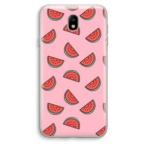 Watermeloen: Samsung Galaxy J7 (2017) Transparant Hoesje
