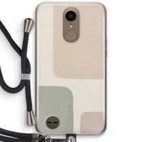 Geo #7: LG K10 (2017) Transparant Hoesje met koord
