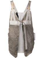 Boris Bidjan Saberi débardeur à fermeture à boucle - Gris