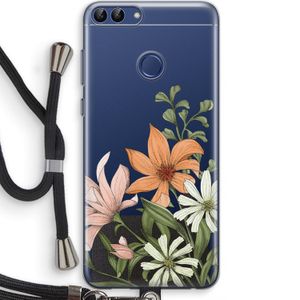 Floral bouquet: Huawei P Smart (2018) Transparant Hoesje met koord