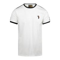 Cruyff - Nederland Dos Rayas Ringer T-Shirt - Wit