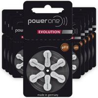 Power one Evolution P312 - hoortoestel batterijen met bruine sticker - thumbnail