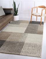 Modern Blokdesign Laagpolig Vloerkleed - Stijlvol, Warm & Tijdloos voor Elk Interieur-140 x 200 cm