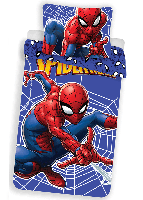 SpiderMan Dekbedovertrek Glow in the Dark - Eenpersoons - 140 x 200 cm - Katoen - pre order