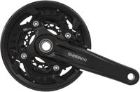 Shimano fc-mt500-3 crankset w/ chain guard