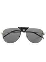 Saint Laurent Eyewear lunettes de soleil à monture aviateur - Argent
