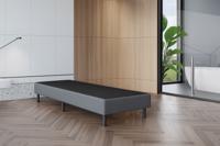 OP=OP Vaste Boxspring Box Zonder Matras 90 x 200 Skaileer Grijs