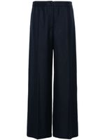 Moncler pantalon palazzo en serge - Bleu - thumbnail