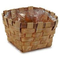 Bloempot Ibergarden Bruin Riet 18 x 9,5 x 18 cm