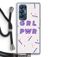 GRL PWR: Oppo Find X3 Neo Transparant Hoesje met koord