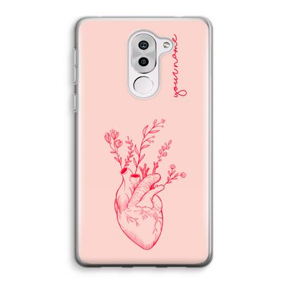 Blooming Heart: Honor 6X Transparant Hoesje