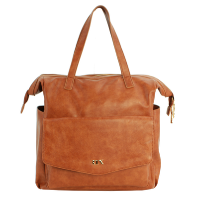 RTX leren laptoprugzak Tumba 15,6" Cognac