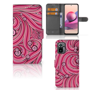 Xiaomi Redmi Note 10S | 10 4G | Poco M5s Hoesje Swirl Pink