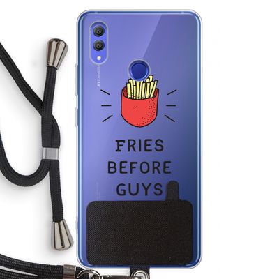 Fries before guys: Honor Note 10 Transparant Hoesje met koord