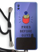 Fries before guys: Honor Note 10 Transparant Hoesje met koord