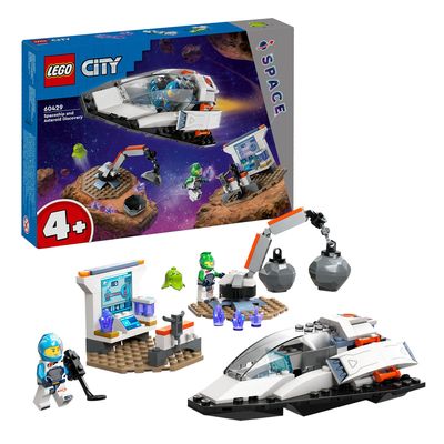 LEGO city 60429 ruimteschip en ontdekking van asteroide