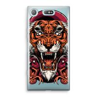 Tiger and Rattlesnakes: Sony Xperia XZ1 Compact Transparant Hoesje