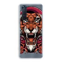 Tiger and Rattlesnakes: Sony Xperia 5 II Transparant Hoesje - thumbnail