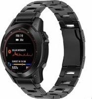 Titanium schakelband - Zwart - Garmin Quatix 7X / 6X & Tactix 7 (pro)