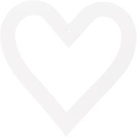 Creativ Company Harten lijsten, afm 18x18 cm, 230 gr, wit, 16 stuk/ 1 doos
