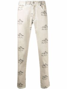 BLUE SKY INN pantalon à logo imprimé - Tons neutres