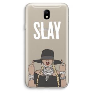Slay All Day: Samsung Galaxy J7 (2017) Transparant Hoesje