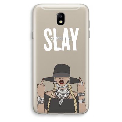 Slay All Day: Samsung Galaxy J7 (2017) Transparant Hoesje