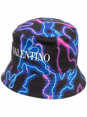 Valentino Garavani bob à imprimé Neon Camou - Noir