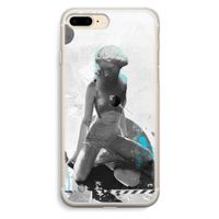 I will not feel a thing: iPhone 7 Plus Transparant Hoesje