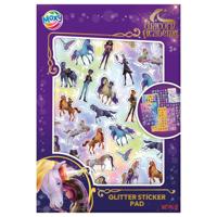 Moxy Unicorn academy glitter stickerboek a5 - 8 vellen