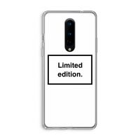 Limited edition: OnePlus 8 Transparant Hoesje