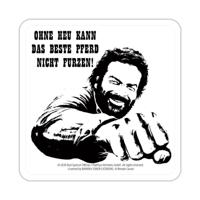 Bud Spencer Tin coasters Faust Pferd 10 x 10 cm Bud Spencer Tin coasters Faust Pferd 10 x 10 cm
