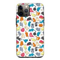 Kleurrijke katten: iPhone 12 Pro Tough Case